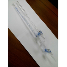 Мікробюретка з прямим краном 5/0,02 мл Чехія