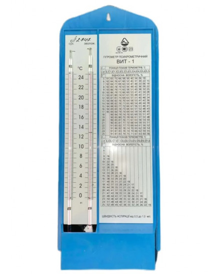 Гигрометр психрометрический ВИТ-1 0+25