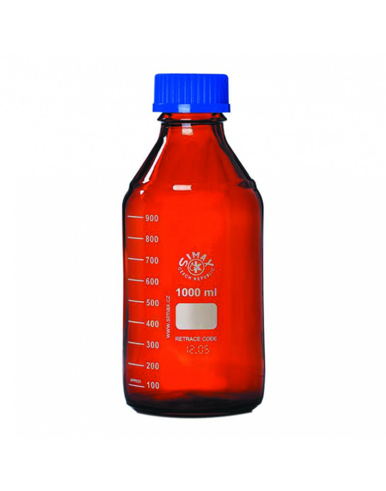 Бутыль для реагентов темное стекло с винтовой крышкой и градуировкой 500 мл ТС (SIMAX) (2070/H/500)