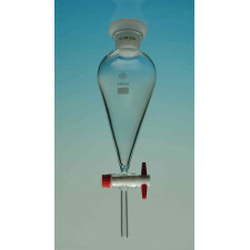 Воронка делительная ВД-3 (грушевидная) 50 мл с тефлоновым краном ТС (SIMAX) (2394/50)