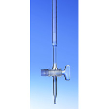 Бюретка з прямим скляним краном 1-й клас точності 10 мл - 0,05 Чехія