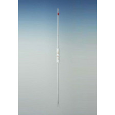 Пипетка мерная Мора с одной меткой (класс В) 2-2-1 мл (Чехия) (1595/1В/1)