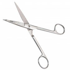 Ножницы прямые 17 см с двумя острыми концами