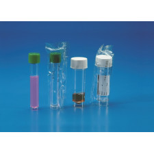 Пробірка циліндрична з кришкою полістиролова Kartell 30 мл 25х92,4 мм уп. 400 шт