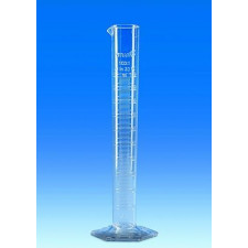 Циліндр з носиком і градуюванням SAN 1000 мл клас B (рельєфна шкала) Vitlab 65291