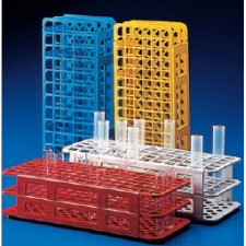 Штатив для пробірок ПП d пробірок=13 мм Kartell синій 90 місць