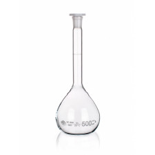 Колба мерная с пластиковой пробкой КМ-2-2000 класс В ТС Simax 1503/BPN