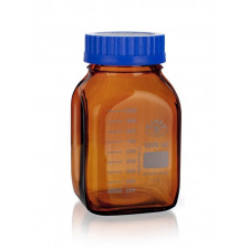 Бутель лабораторний темне скло з гвинтовою кришкою (широке горло) 2000 мл (2080/H/2000) SIMAX