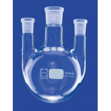 Колба круглодонная К-3-500-29/32-14-23-14/23 Lenz Германия