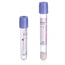 Пробирка для крови 13х75 мм (4 мл, K3 EDTA) Amed 100 штук в уп. 0581