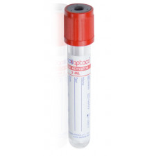 Пробирка для крови 13х75 мм (4 мл, активатор свертывания) Amed 100 штук в уп. 0581