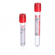 Пробирка для крови 13х75 мм (6 мл, активатор свертывания) Amed 100 штук в уп. 0581