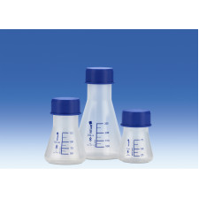 Колба конічна Ерленмейера 125 мл ПМП з гвинтовою кришкою Vitlab 567941