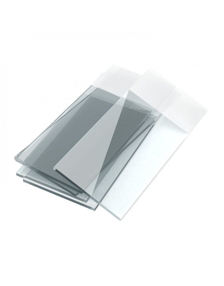 Стекло предметное 25,4 х 76,2 с белым полем на одной стороне стекла 7105 «Labexpert»