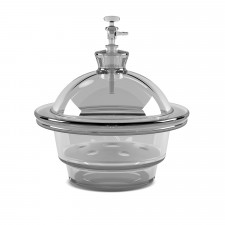 Эксикатор стеклянный с краном (светлое стекло) d=300 мм