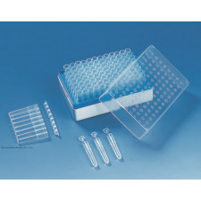 Микропробирки для ПЦР в стрипах с крышкой 120 штук в уп.